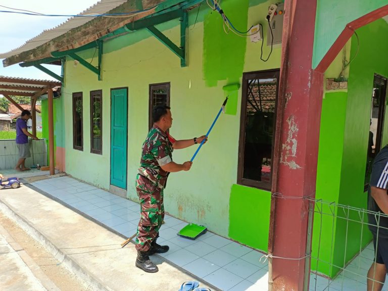HUT Kodim 0624 Kab Bandung Melaksanakan Giat Karya Bakti