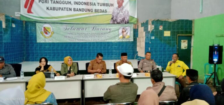 Agus Hamdani Sambut Baik Reses Masa Sidang ll Tahun 2023 DPRD Kab Bandung.