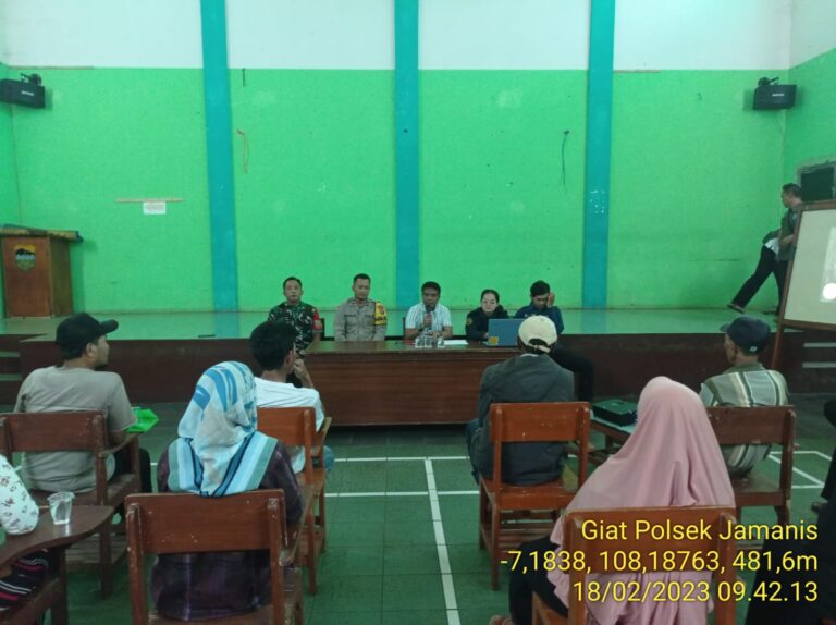 TNI-Polri Desa Tanjungmekar Bersinergi Hadiri Sosialisasi Program Bantuan Stimulan Perumahan Swadaya (BSPS)