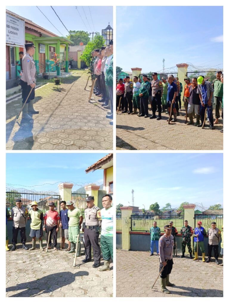 Giat Serentak peduli Lingkungan Seperti Yang Dilalukan Polsek Ciparay Polresta Bandung.