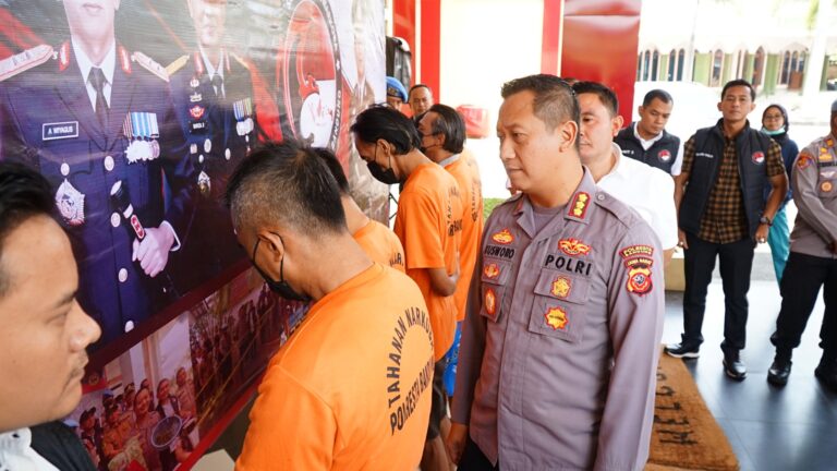 Modus Jual Balon, Lima Pelaku Narkotika Diamankan Polresta Bandung