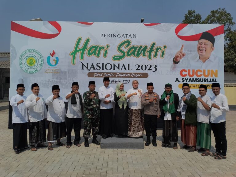 Peringati Hari Santri Nasional Koramil 2404 Majalaya/ solokanjeruk Yang Bertajuk Jihad Santri Jayakan Negeri.