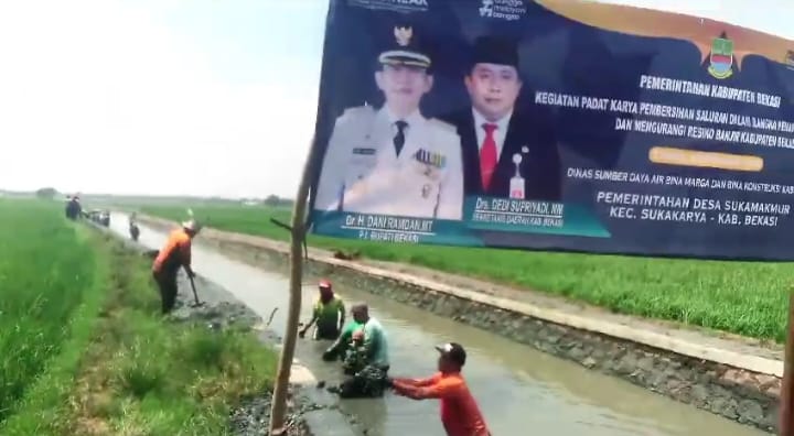 Oknum Ketua LPM Desa Sukamakmur Diduga Tilep Anggaran Padat Karya.