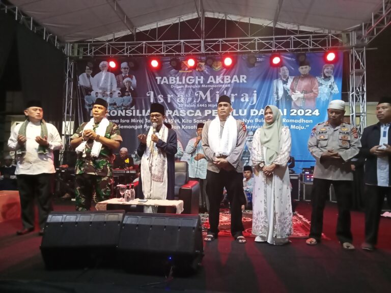 Kegiatan Tabligh Akbar Dalam Rangka Memperingati Isra Mi’raj Nabi Muhammad SAW Yang diselenggarakan Oleh Forkopimcam Majalaya