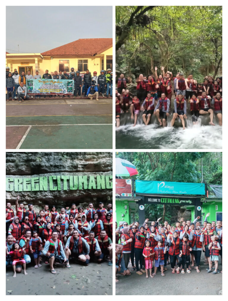 Touring Goes To Pangandaran Bersama keluarga Besar Polsek majalaya Dengan Tema : Rudet Rungsing Healingkeun.