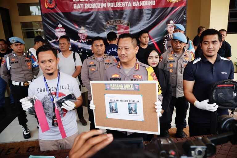 Viral Aksi Perampokan Agen BRI Link, Pelaku Ditangkap dalam Waktu Singkat Oleh Polresta Bandung